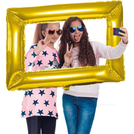 Marco Photocall inflable dorado 85 x 60 cm.