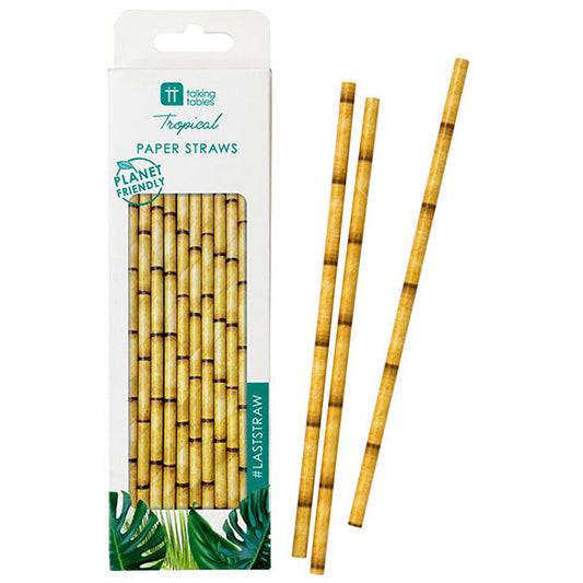 Pajitas de Bamboo, Pack 30 u.