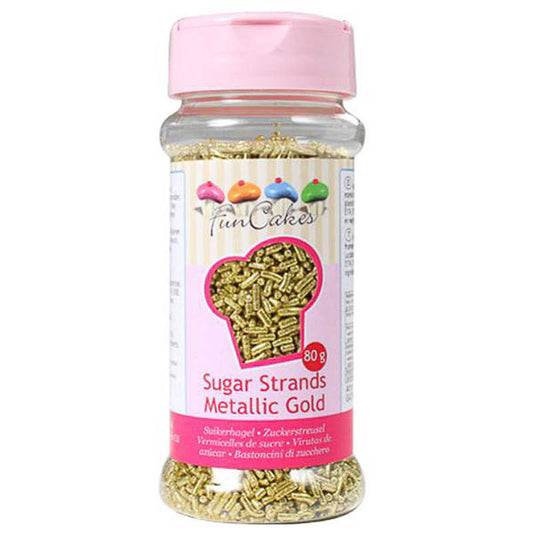Virutas de azúcar FunCakes doradas