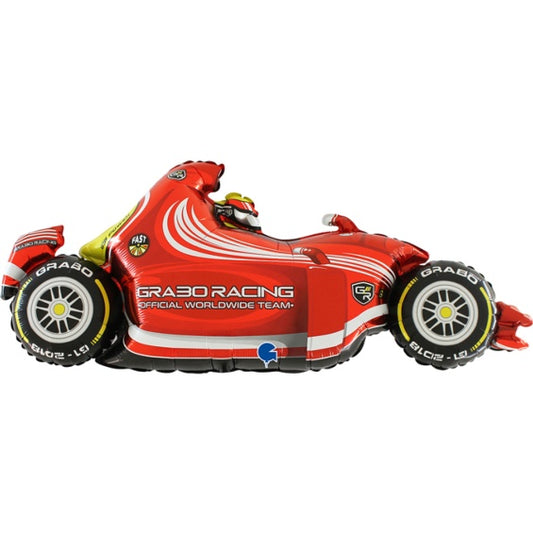 Globo coche de Fórmula 1 rojo