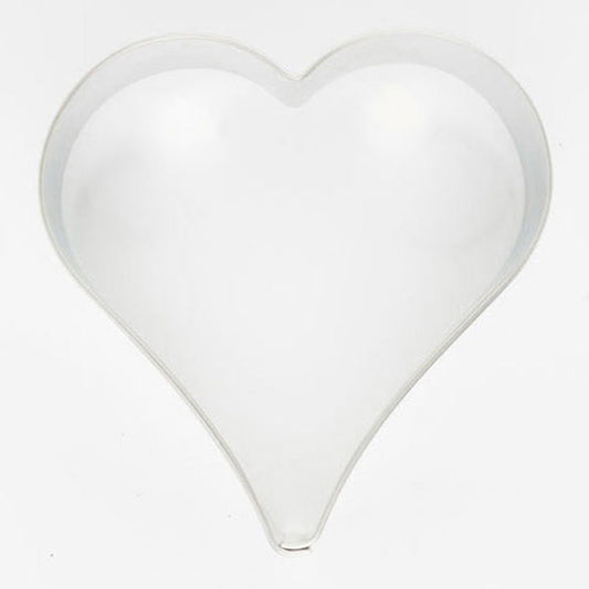 Cortador galletas con forma de corazón, 8 cm.