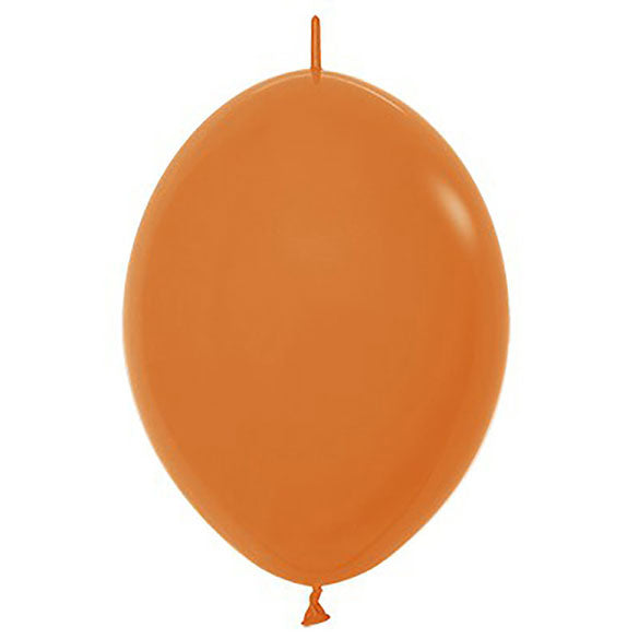 Globos de Látex Linking naranja. Pack 25 u.