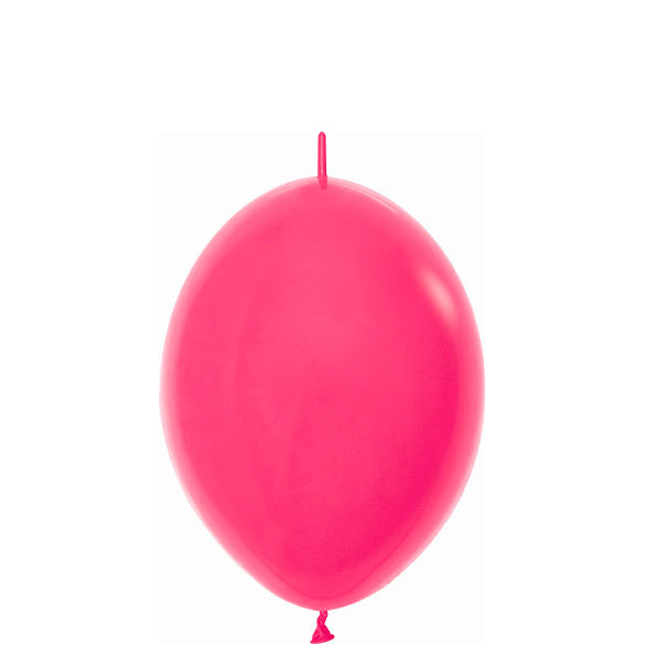 Globos de Látex Linking fucsia, Pack 50 u.