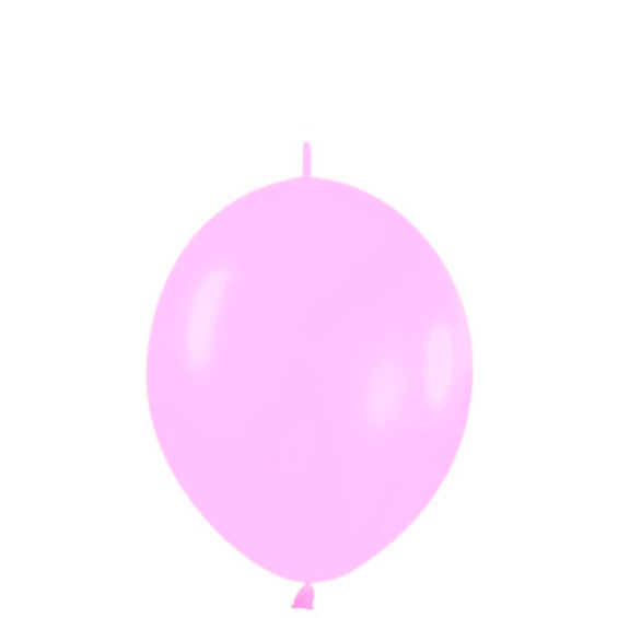 Globos de Látex Linking rosa pastel, Pack 50 u.