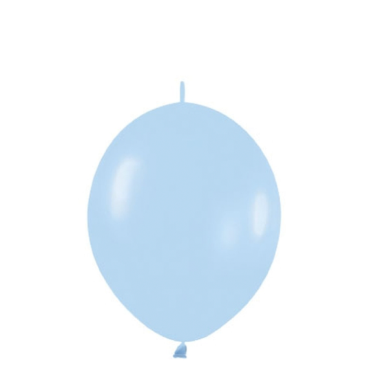 Globos de Látex Linking celestes, Pack 50 u.