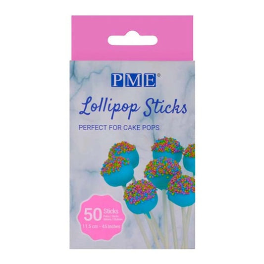 Palillos Lollypop PME 11,50 cm, Pack 50 u.