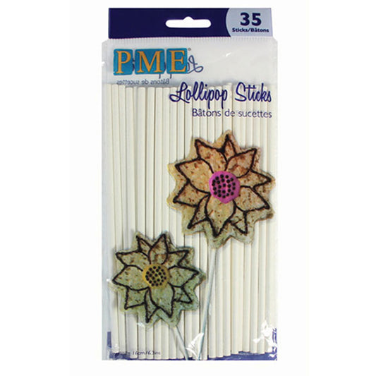 Palillos Lollypop PME 16,00 cm, Pack 35 u.