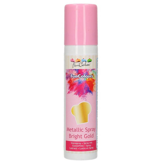 Spray dorado para repostería
