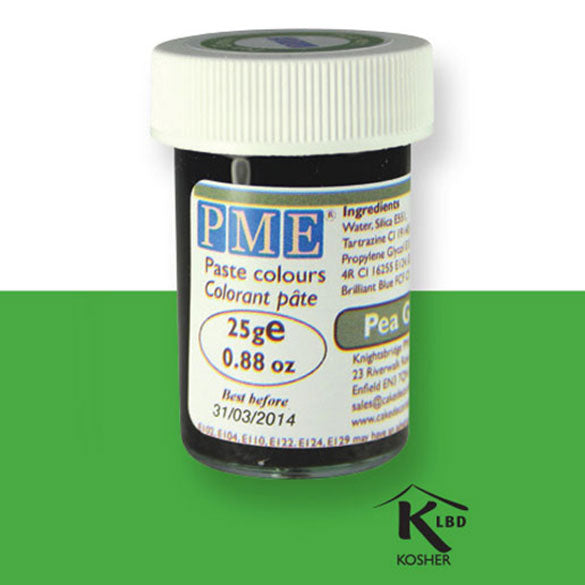 Colorante en pasta PME, Verde Guisante, 25 g.