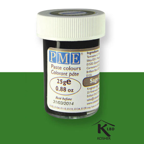 Colorante en pasta PME, Verde Salvia, 25 g.