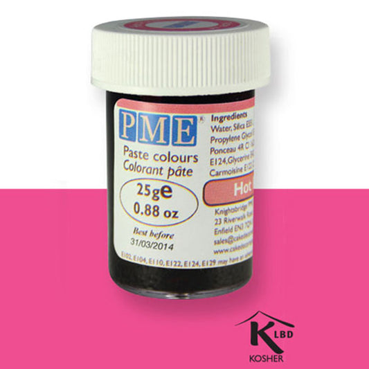 Colorante en pasta PME, Rosa Intenso, 25 g.