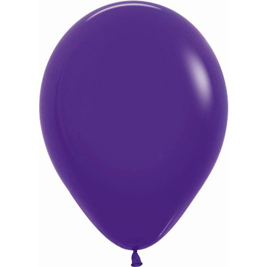 Globo de látex violeta - pack 12 uds.