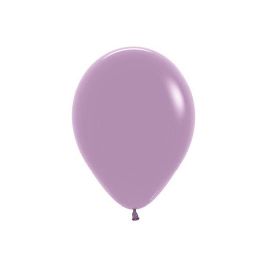 Globos de látex Lavanda Empolvado lisos 30 cm. Pack 12 u.