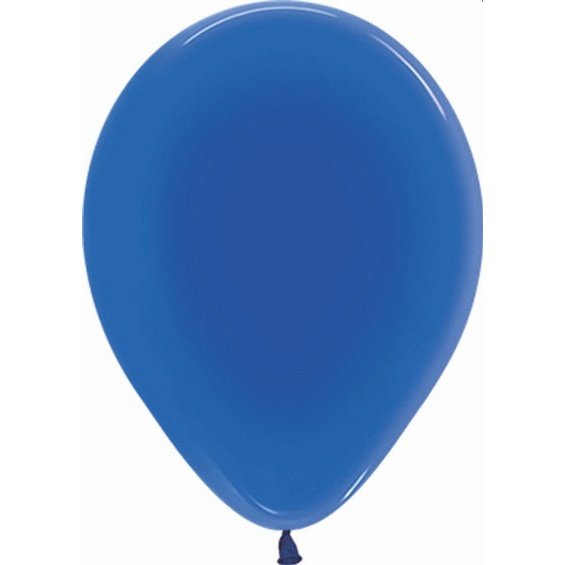 Globos de látex Azul Cristal Premium lisos 30 cm. Pack 50 u.