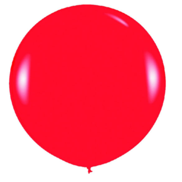 Globo látex liso XL Rojo