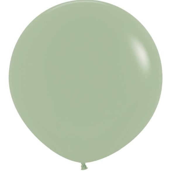 Globo látex liso XL Verde eucalipto