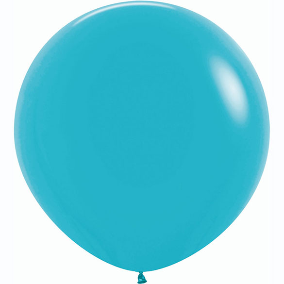 Globo látex liso XL Azul caribe