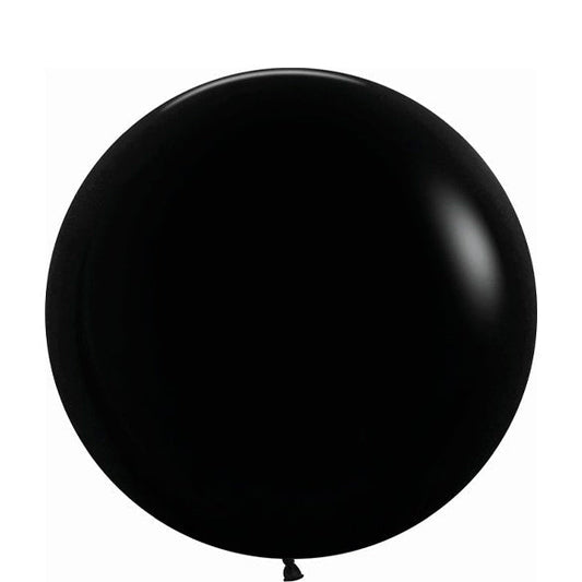 Globo látex liso XL Negro