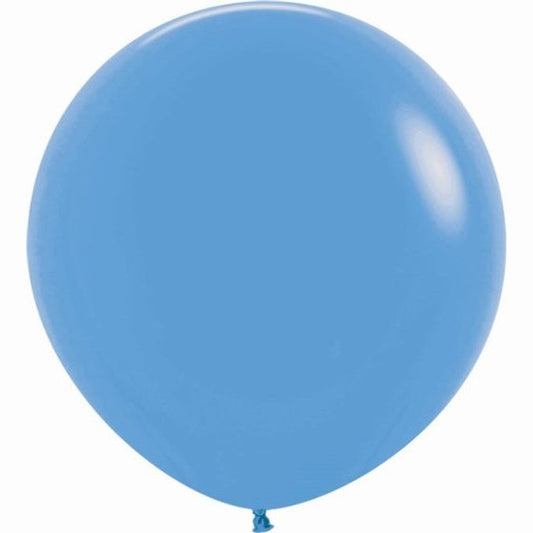 Globo látex liso XL Azul neón