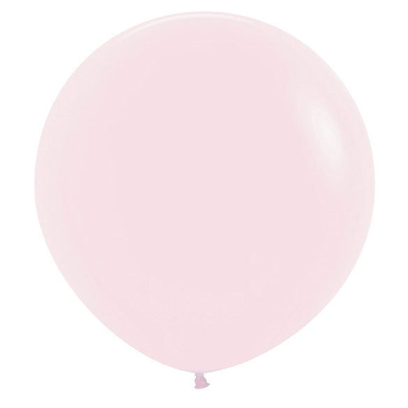 Globo de látex Rosa Pastel liso 60 cm. 1 unidad