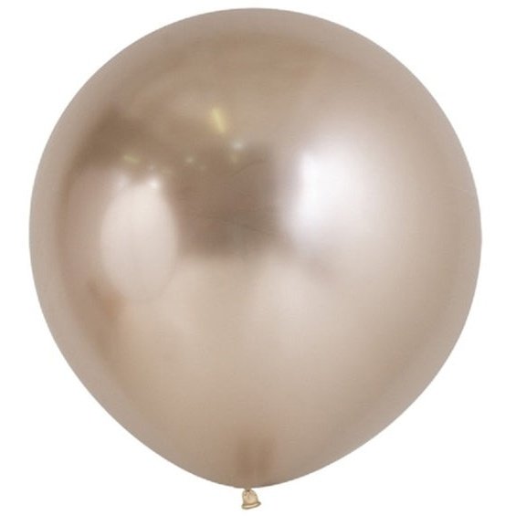 Globo de látex Champagne refex 60 cm. 1 unidad