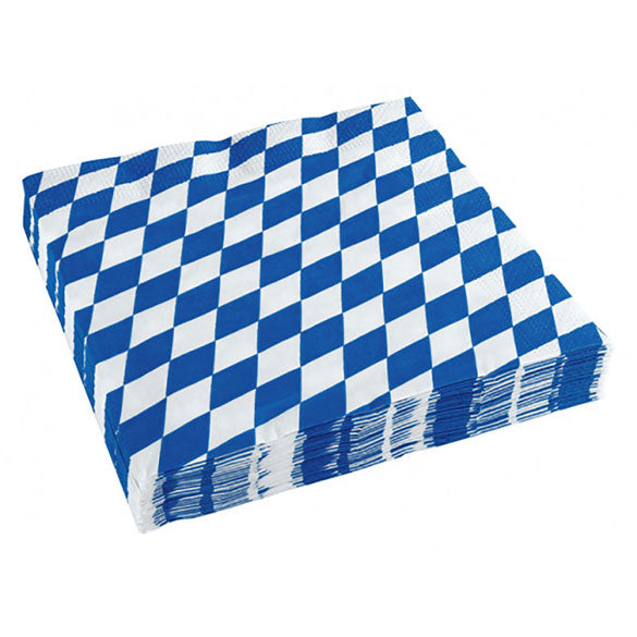 Servilletas Bavarian Oktoberfest 33 x 33 cm, Pack 20 u.