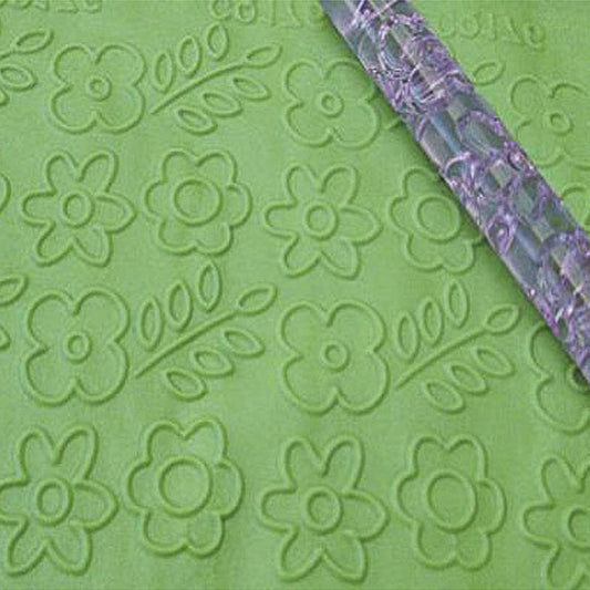 Rodillo texturizador flores