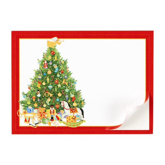 Etiquetas adhesivas arbol de navidad- pack 12 uds.